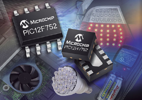 Diez problemas del control de LED que soluciona el microcontrolador PIC12HV752 