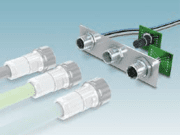 Conector circular M12 con bloqueo rápido Push-Pull