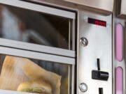 Vending machines for hamburgers and hot dogs