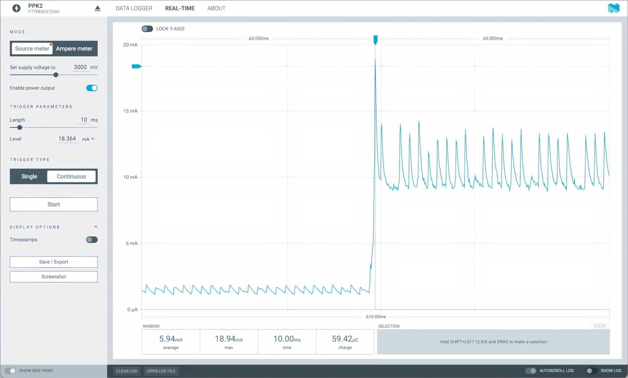 aplicacion power profiler