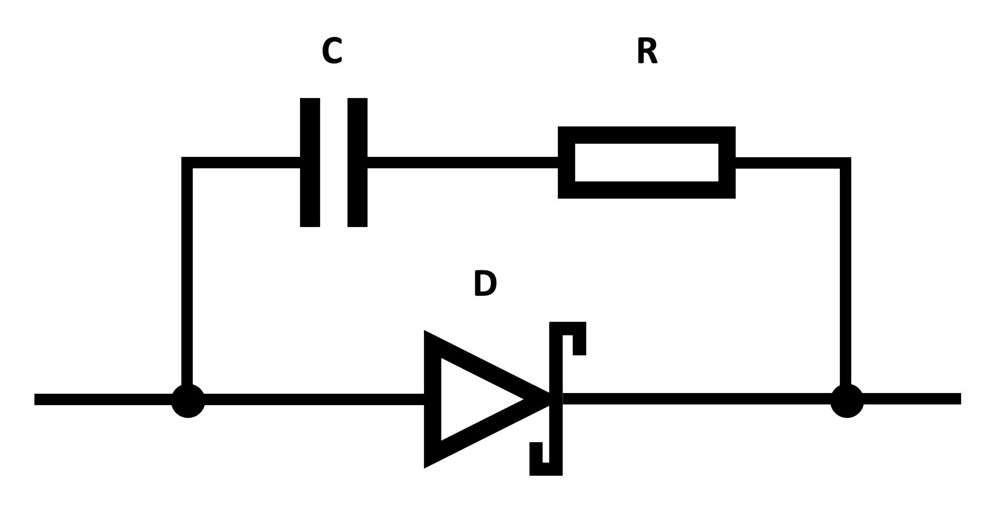 El condensador en el circuito