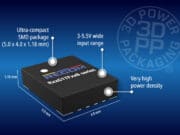 Convertidor CC/CC Aislado y Regulado de 1W tiene solo 1,18mm de altura convertidor cc recom