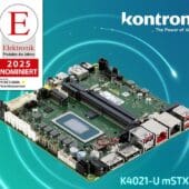 La placa base K4021-U mSTX de Kontron