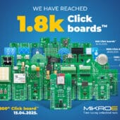 MIKROE lanza su Click board número 1800