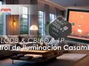 SDP-LCD8 & CBU-DA-1P para el control de iluminación Casambi
