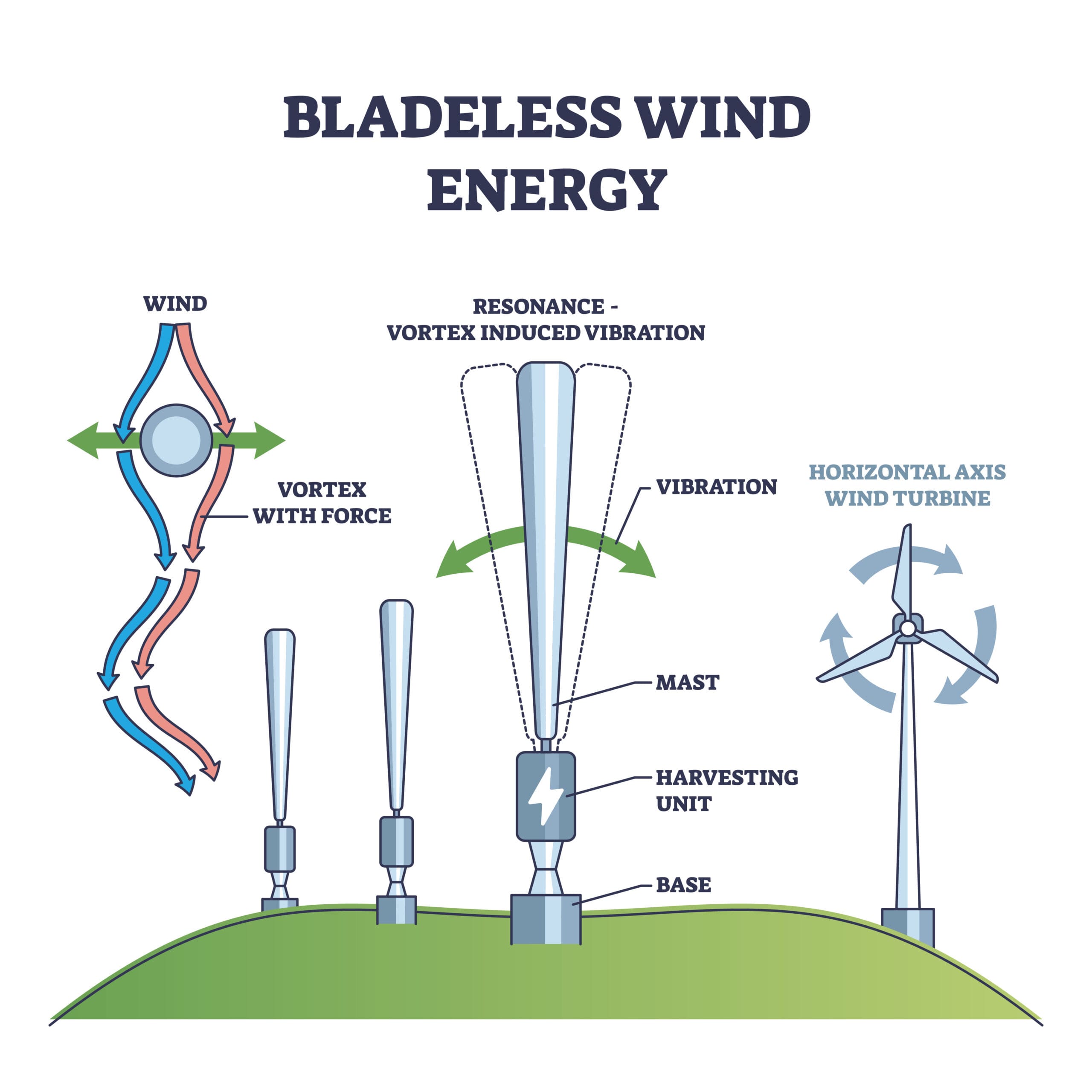 energía eólica sin palas
