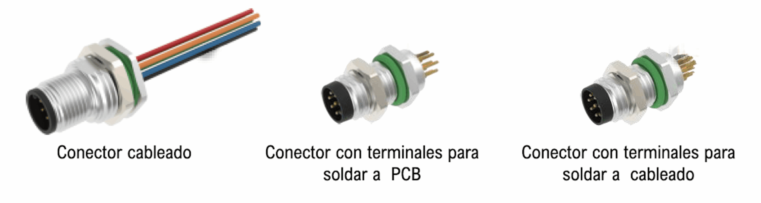 Conectores cableados