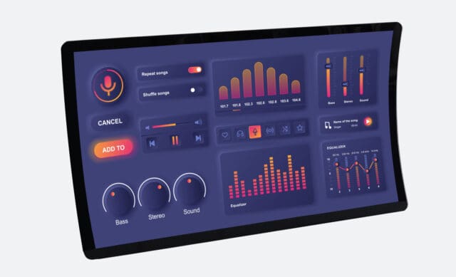 Monitor curvo data modul