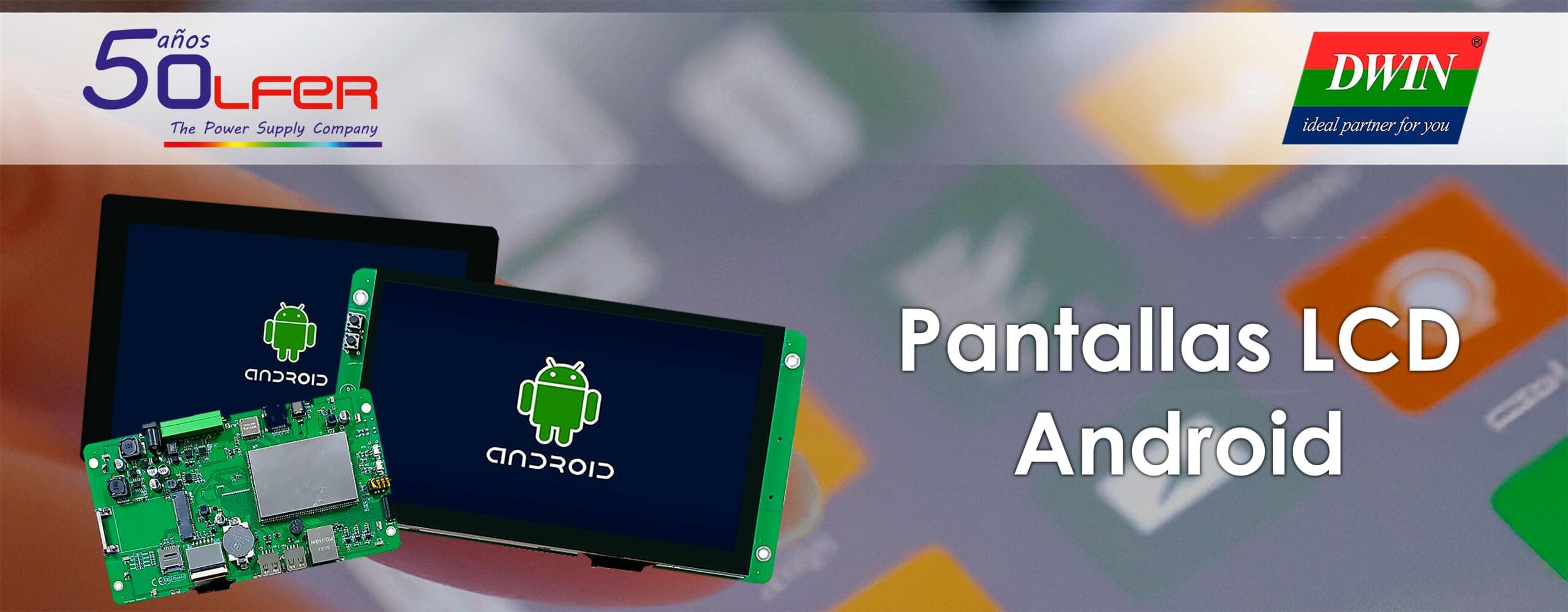 Pantallas LCD Android de DWIN