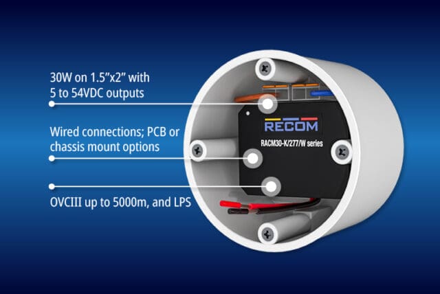 Convertidores CACC de 30W