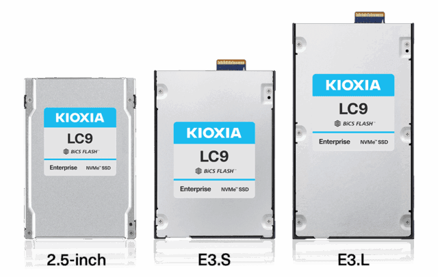 KIOXIA anuncia la primera SSD NVMe de 245,76 TB