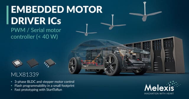 Melexis impulsa la simplicidad con nuevos controladores de motor