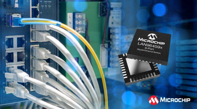 Microchip presenta una nueva familia flexible de conmutadores Gigabit Ethernet