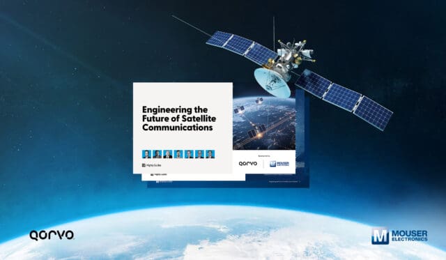 Nuevo libro electrónico de Mouser explore el futuro de las comunicaciones por satélite