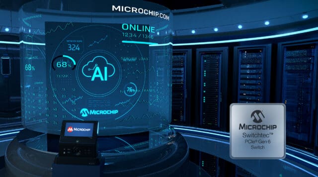 Microchip presenta el primer conmutador PCIe