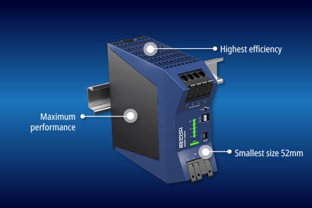 El superdelgado carril DIN