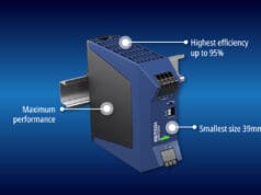 Fuente de alimentación CA/CC de 240 W compacta y totalmente equipada para riel DIN RECOM presenta una fuente de alimentación CA/CC para riel DIN