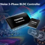 Toshiba presenta dos controladores de onda sinusoidal para motores BLDC trifásicos
