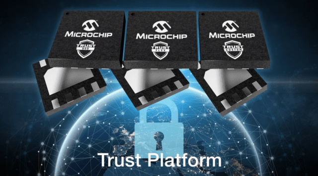 Microchip Trust Platform proporciona altos niveles de seguridad y encriptacion