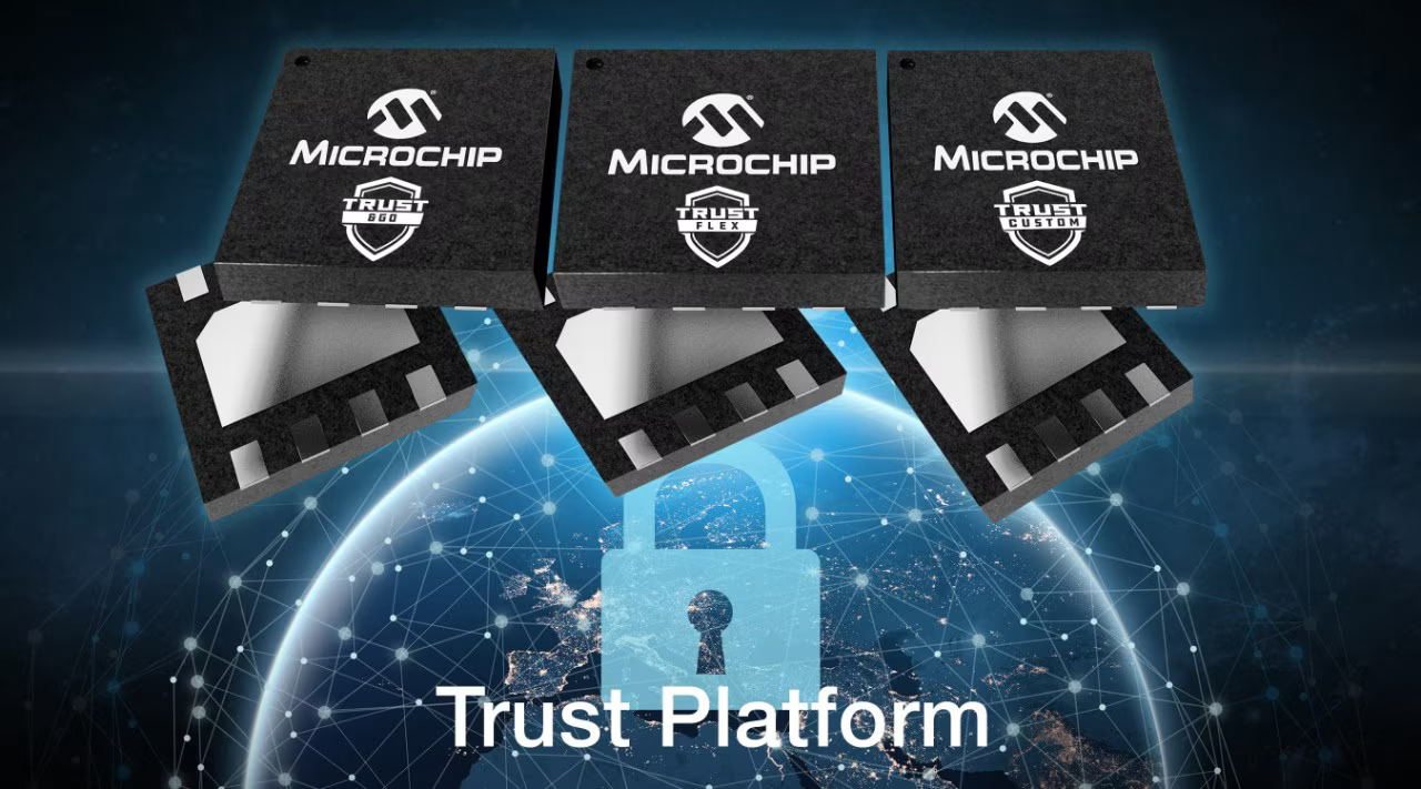 Microchip Trust Platform proporciona altos niveles de seguridad y encriptación
