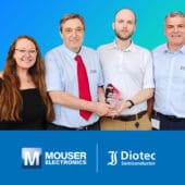 Mouser Electronics es nombrada Socio de Comercio Electrónico del Año 2025 por Diotec Semiconductor mouser-diotec-poty-2026-people-groupawards