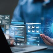 AI and floating screen