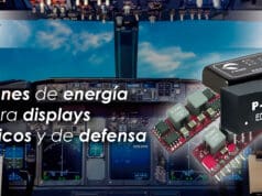 Soluciones de energía para displays aeronáuticos y defensa