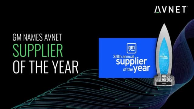 AVNET proveedor del año 2025 de General Motors