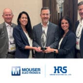 Mouser, nombrado Distribuidor Global de Servicio Excelente del Año 2025 por Hirose Electric por cuarto año consecutivo Mouser nombrado Distribuidor Global de Servicio Excelente del Año 2025 por Hirose Electric por cuarto año consecutivo