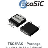 ROHM lanza un nuevo encapsulado con refrigeración por la parte superior para MOSFET de SiC, que combina alta disipación de calor con compatibilidad para alta tensión 68-390 SiC TSC3PAK package_0521