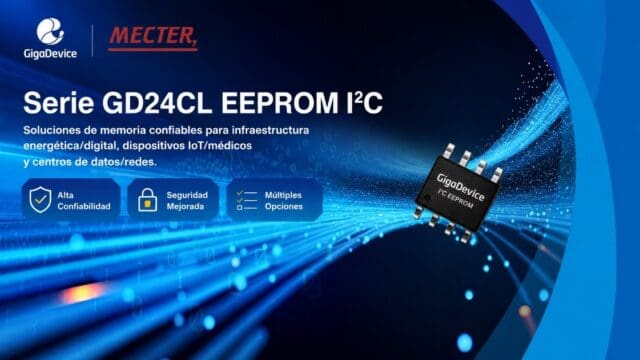 GigaDevice bringt den ersten I²C-EEPROM der GD24CL-Serie auf den Markt und erweitert damit sein Portfolio an nichtflüchtigen Speichern.