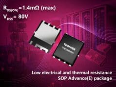 Toshiba lanza un MOSFET de potencia de canal N de 1,4 mΩ y 80 V para equipos industriales de alta eficiencia Toshiba lanza un MOSFET de potencia de canal N