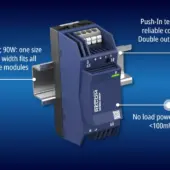 Ahora disponible en 30 W la fuente de alimentación AC/DC ultradelgada de 2U para riel DIN Ahora disponible en 30 W la fuente de alimentación ACDC ultradelgada de 2U para riel DIN