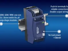 Ahora disponible en 30 W la fuente de alimentación AC/DC ultradelgada de 2U para riel DIN Ahora disponible en 30 W la fuente de alimentación ACDC ultradelgada de 2U para riel DIN