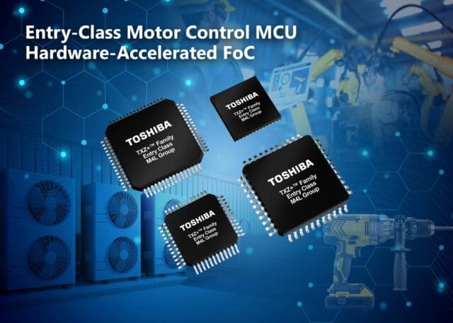 Toshiba inicia la producción en serie de microcontroladores compactos Arm® Cortex®-M4 para aplicaciones de control de un solo motor Toshiba inicia la producción en serie de microcontroladores compactos Arm® Cortex®-M4 para aplicaciones de control de un solo motor
