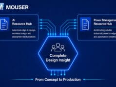 Los centros de recursos de IA y gestión de energía de Mouser ayudan a los ingenieros a implementar IA en el borde industrial