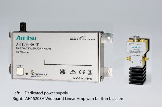 Anritsu lanza un amplificador lineal de banda ancha de 140 Gbaud Anritsu lanza un amplificador lineal de banda ancha de 140 Gbaud