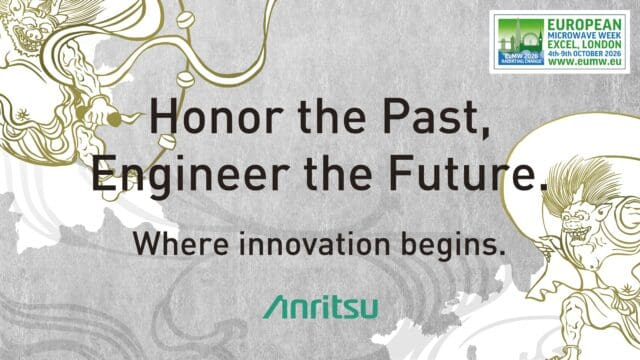 Anritsu mostrará su VNA Tensor™ con IA en EuMW 2026 Anritsu mostrará su VNA Tensor™ con IA en EuMW 2026