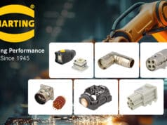 Conectores y cables HARTING para robótica