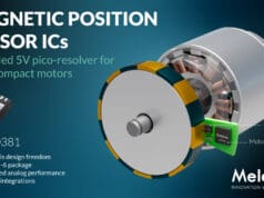 Melexis amplía la familia pico-resolver con una variante de 5V para aplicaciones de motores compactos