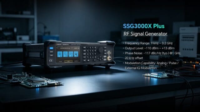 SIGLENT presenta la nueva serie de generadores de señales RF SSG3000X Plus SIGLENT presenta la nueva serie de generadores de señales RF SSG3000X Plus