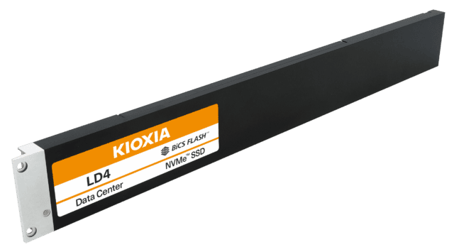KIOXIA presenta las unidades de memoria SSD E1.L basadas en tecnología QLC para centros de datos a hiperescala